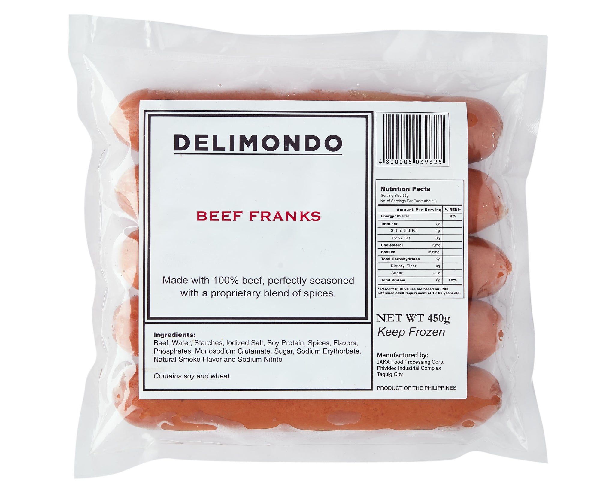 Beef Franks 450g